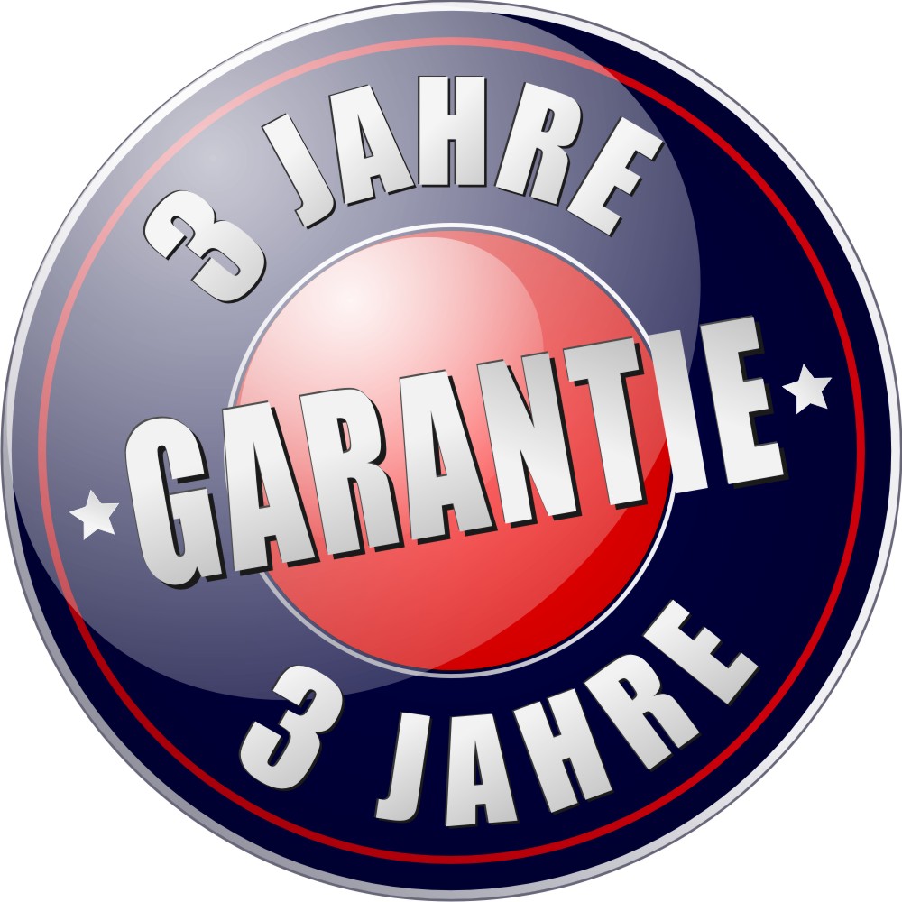 3 Jahre Garantie 3 Jahre Garantie auf Tintenfuzzy Toner